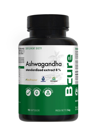 BCure Ashwagandha 90 kaps.