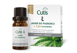 Cutis Ł - ŁUSZCZYCA lakier do paznokci + CBD 10 ml