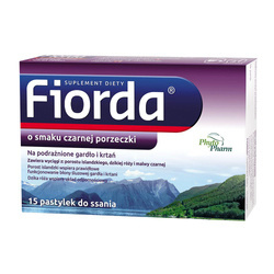 Pastylki do ssania o smaku cz. porzeczki 15 szt