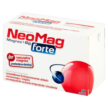 NeoMag forte mus Tabletki musujące Suplement diety 20 sztuk