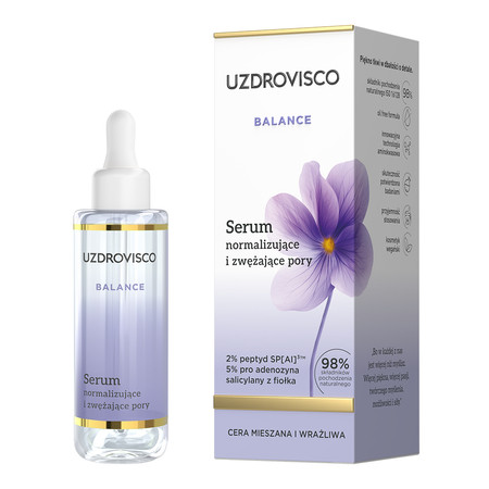 Uzdrovisco,Balance, Serum normalizujące i zwężające pory, 30 ml