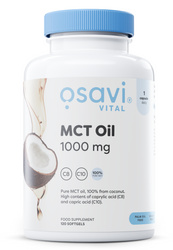 Osavi MCT Oil, 1000mg - 120 kaps.