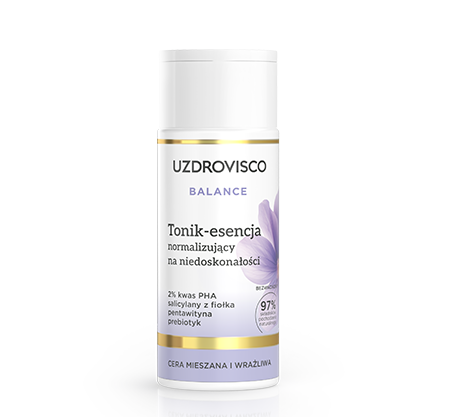 Uzdrovisco,Balance, Tonik-esencja normalizujący na niedoskonałości, 150 ml
