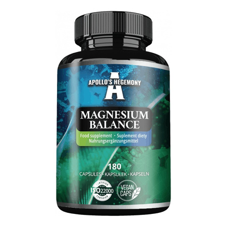 Apollo’s Hegemony Magnesium Balance suplement diety 180 kaps.