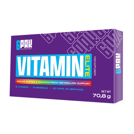 6PAK Vitamin Elite Kompleks Witamin 60 kaps.