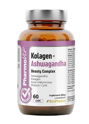 Pharmovit Kolagen + Ashwagandha Beauty Complex Bezglutenowe 60 kaps.