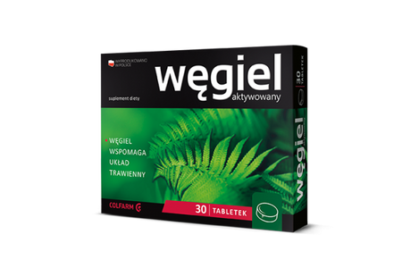 Colfarm Węgiel Aktywowany 30 Tabl.