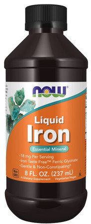 Now Foods Iron Żelazo w płynie 237 ml