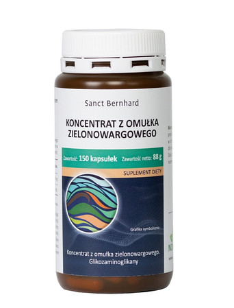 Sanct Bernhard Omułek zielonowargowy koncentrat 150 kaps.