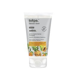 tołpa dermo face sebio. żel do mycia twarzy 3 enzymy 150 ml