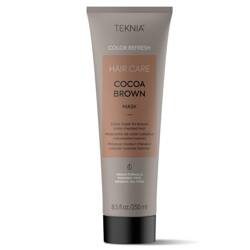 Teknia Cocoa Brown Mask Refresh odświeżająca maska do włosów farbowanych na brąz 250ml