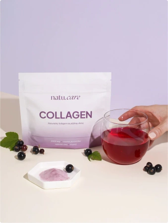 Natu.Care Kolagen 3000 mg smak czarna porzeczka - 30 porcji - saszetek