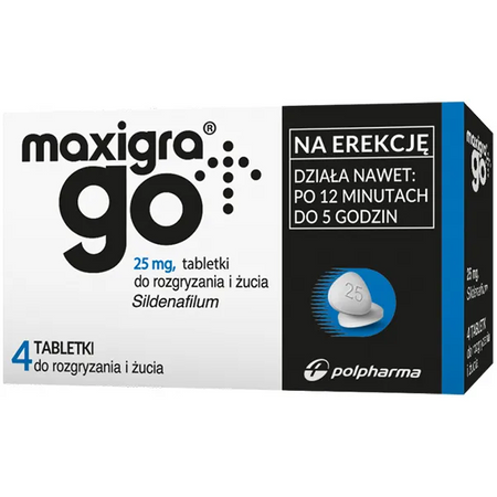 Maxigra Go 25 mg 4 tabl.