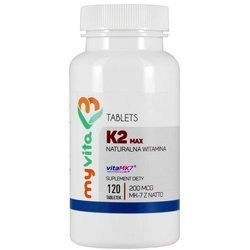 Myvita Witamina K2 Max Mk7 Z Natto 120 T