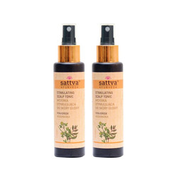 Zestaw: 2x Sattva - Wcierka stymulująca do skóry głowy Kozieradka 100ml