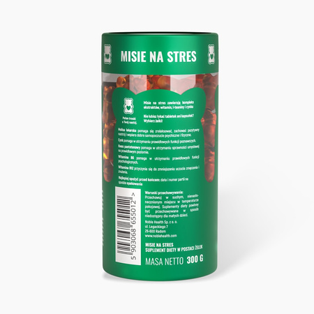 Noble Health Misie na stres  w postaci żelek 300g