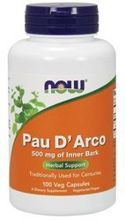Now Foods Pau D’ Arco 500 mg 100 kaps.