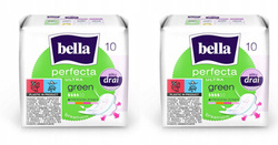 Matopat – BELLA PERFORMANCE GREEN, podpaski – 10 + 10 sztuk