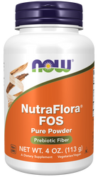 NOW FOODS NutraFlora® FOS - Fruktooligosacharydy w proszku (113 g)