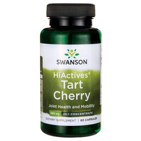 Swanson Hiactives Tart Cherry 465 Mg 60 K