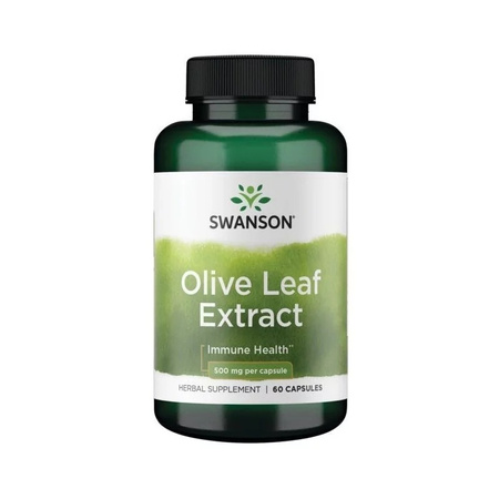 Swanson Olive Leaf- Liść Olwiny 500 Mg 60 K