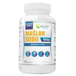 Wish Maślan Sodu 585mg 120 kaps.
