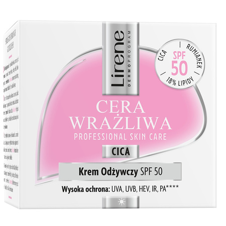 Cera Wrażliwa krem odżywczy SPF50 50ml