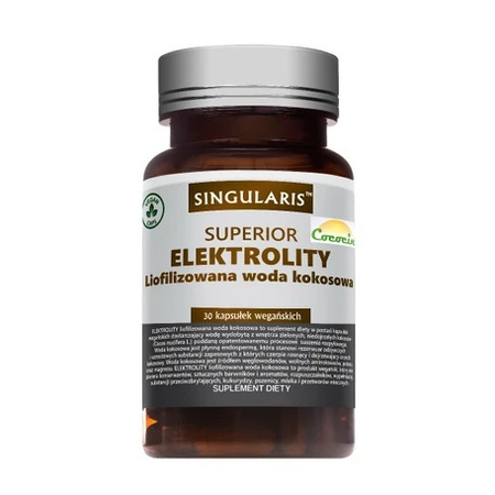 Singularis Elektrolity Liofilizowana woda kokosowa 30 kaps.