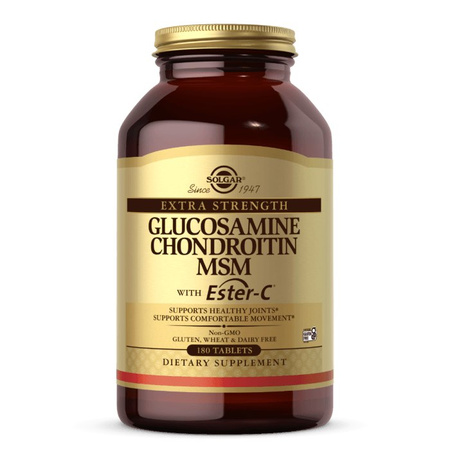 Solgar Extra Strength Glucosamine Chondroitin MSM with Ester-C® 180 tabl.