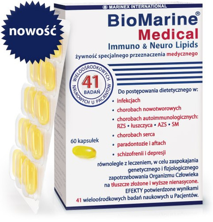 BioMarine® Medical Immuno & Neuro Lipids na odporność 60 kaps.