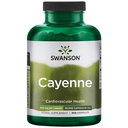Swanson Cayenne (Pieprz Kajeński) 450 Mg 300 K