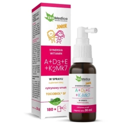 Ekamedica Witaminy A D3 E K2 Mk7 spray 30 ml