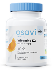 OSAVI Witamina K2 MK-7 100 mcg (60 kaps.)