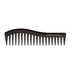 Wavy Comb grzebień do każdego rodzaju włosów Czarny