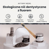 Georganics, Naturalna nić dentystyczna w szklanym opakowaniu Zero Waste, do codziennej pielęgnacji, z aktywnym węglem i fluorem, 50 m
