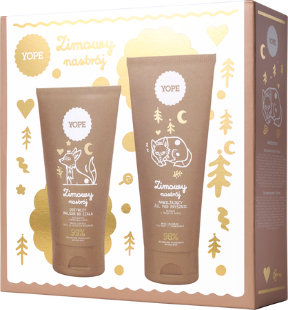 Yope Xmas Zestaw Zimowy Nastrój Żel pod prysznic 200ml+Balsam do ciała 150ml