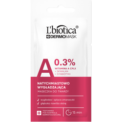 L'biotica Dermomask ekspresowo wygładzająca maska z witaminą A 8ml