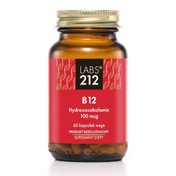 Labs212 Witamina B12 Hydroxocobalamin 60 kaps.