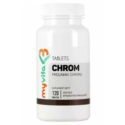 MyVita Chrom 200mcg, 120tabl. - pikolinian chromu
