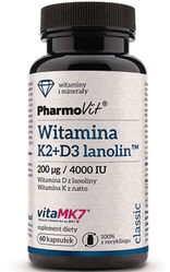 Pharmovit Witamina K2 MK7+ D3 4000 60 kap