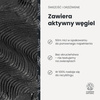 Georganics, Naturalna nić dentystyczna w szklanym opakowaniu Zero Waste, do codziennej pielęgnacji, z aktywnym węglem i fluorem, 50 m