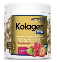 ActivLab Kolagen Extra 300g smak malina - truskawka