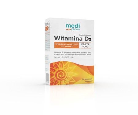 medi pharm Wit.D3 Forte 4000 -  60 kaps.