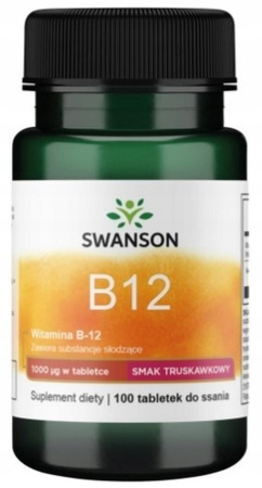 Swanson Witamina B12 1000 Mcg 100 Do Ssania