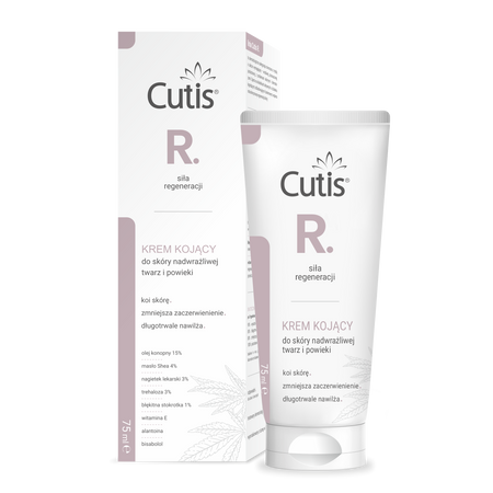 Cutis R–Regeneracja Krem kojący do skóry nadwrażliwej – twarz i powieki 75ml