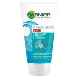 Czysta Skóra 3 w 1 żel myjący peeling maseczka 150ml