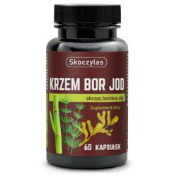 Skoczylas Krzem Bor Jod 60 kaps.
