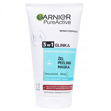 Czysta Skóra 3 w 1 żel myjący peeling maseczka 150ml