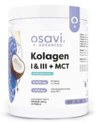 Osavi Kolagen I & III + MCT, Kokos - 400 g