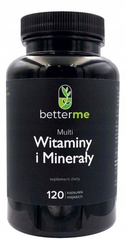 BETTERME Multi Witaminy i Minerały suplement diety 120 kaps.